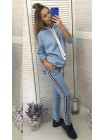 Женский спортивный костюм с лампасами три цвета